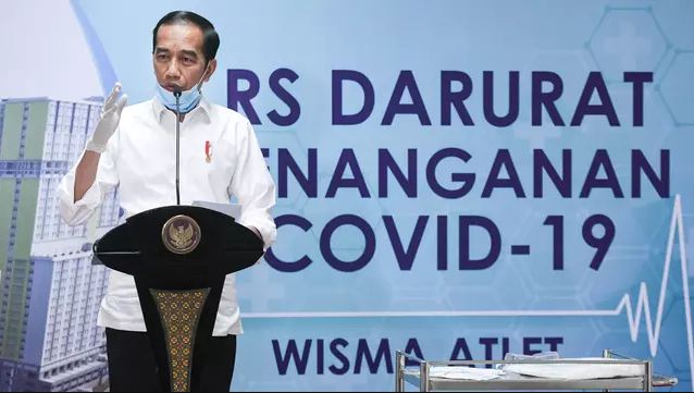 Jokowi Sebut Penegakan Hukum Cegah Corona Penting